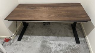 A walnut Grovemade desk