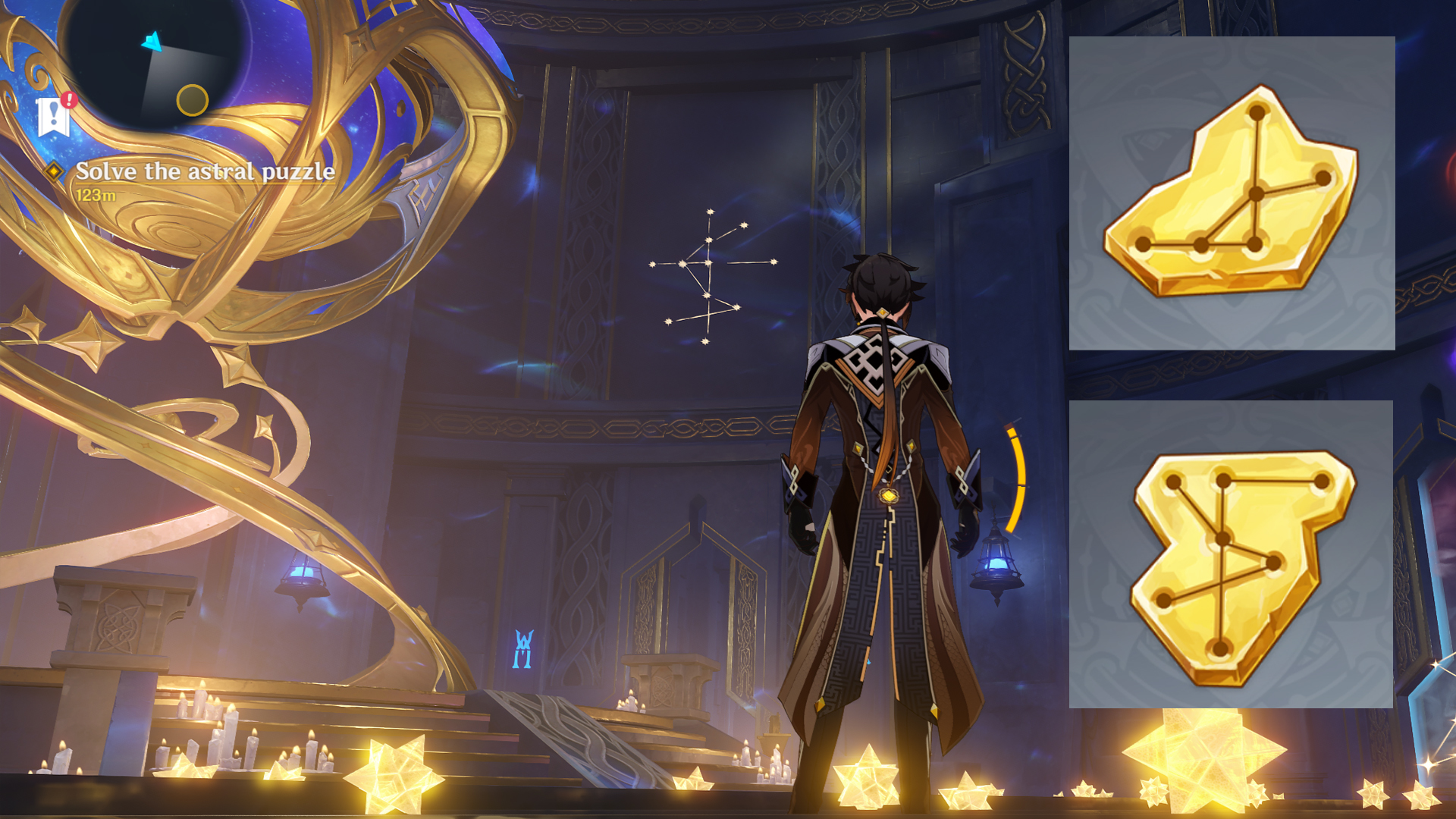 Genshin Impact Ancient Azure stars mirage puzzle