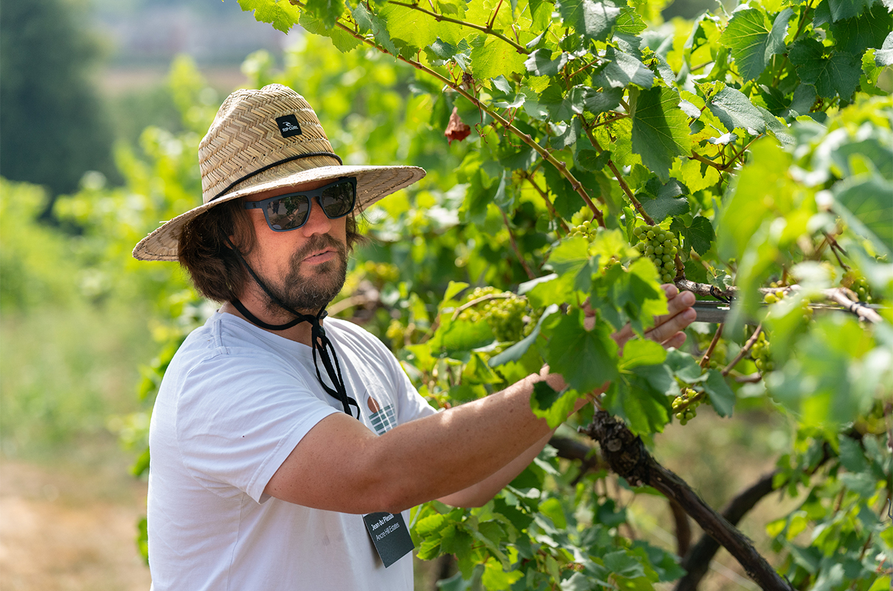 Jean du Plessis, the South African winemaker now working full time at Ancre Hills Estates. Credit: Patrick Olner