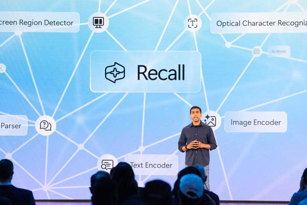 Microsoft Corporate Vice President Pavan Davuluri speaks about Recall 