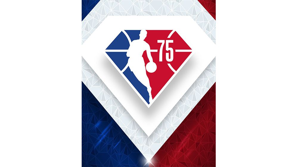 NBA anniversary logo