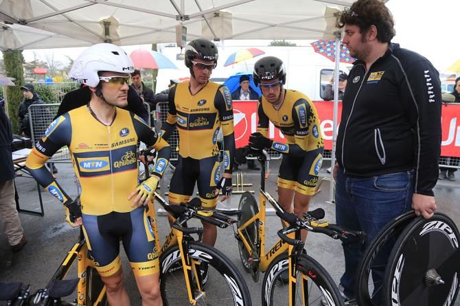 MTN-Qhubeka waits for their start