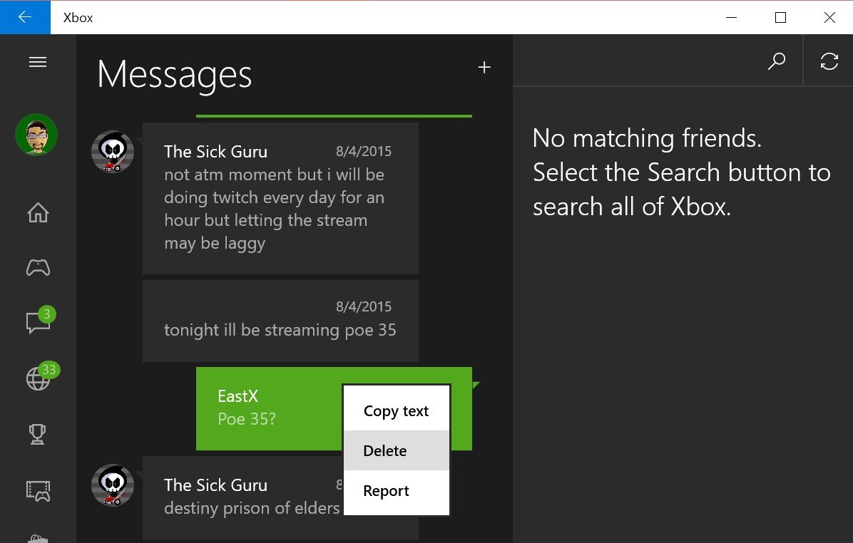 Message menu. Мессаджес. Как отключить уведомления в Xbox. Очистить кэш Xbox one.