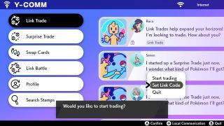 Trading Pokemon Sword and Shield