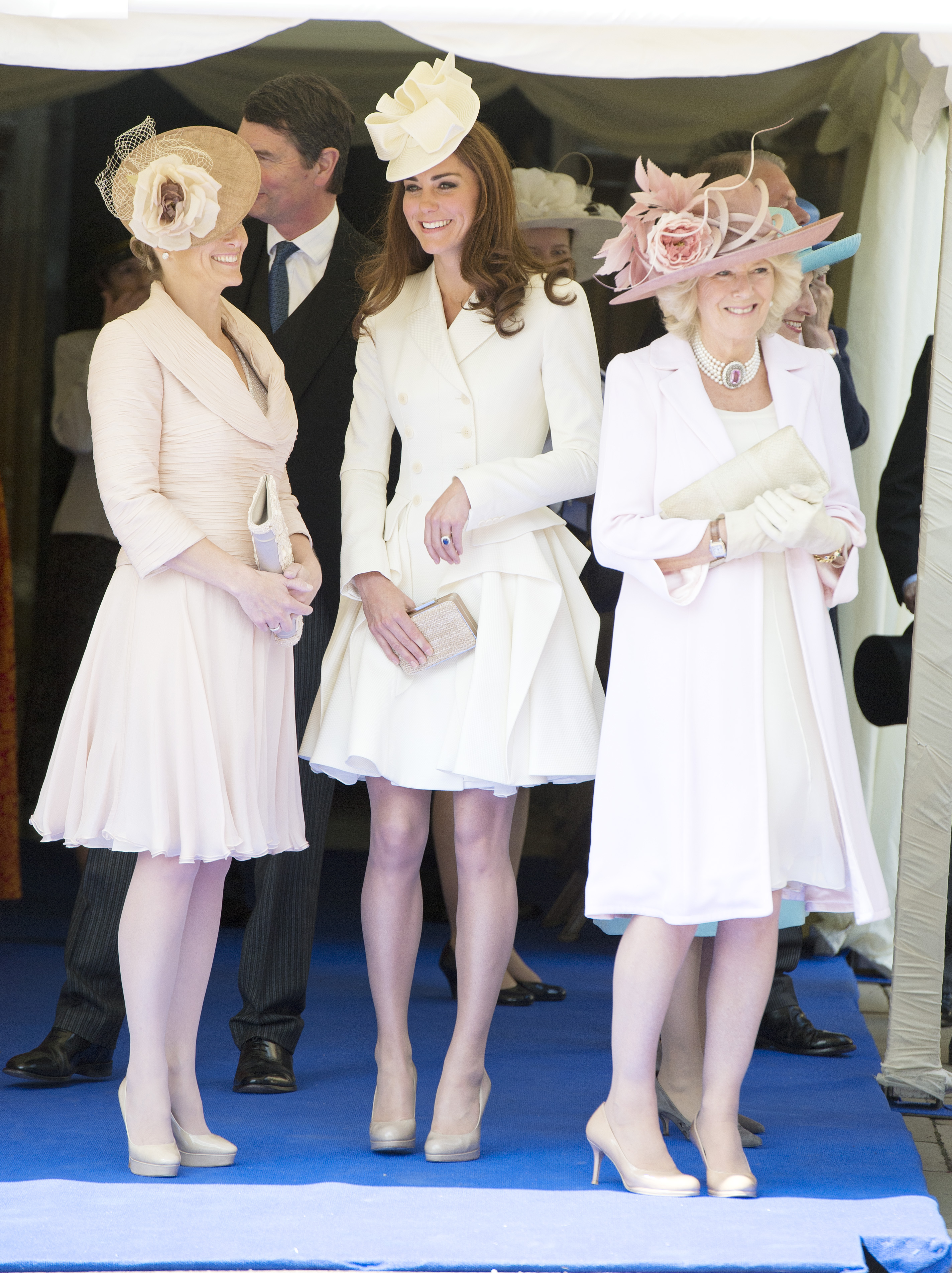 Princess Kate, Duchess Sophie and Queen Camilla at Garter Day 2012