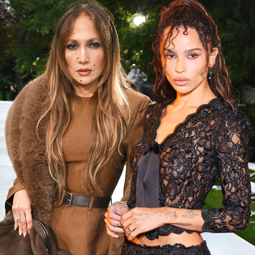 collage of the best celebrity looks at Paris Fashion Week Spring/Summer 2027