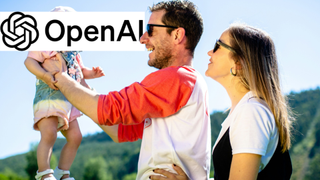 Parents holding up OpenAI
