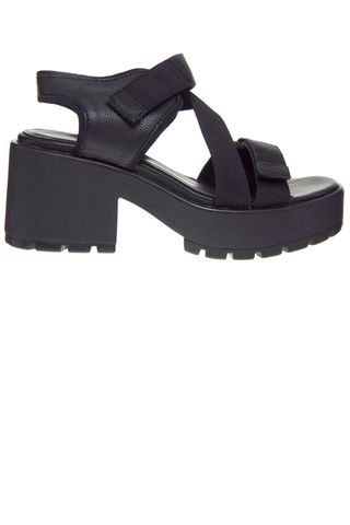 Vagabond Dioon Multi Strap Black Heeled Sandals, £65