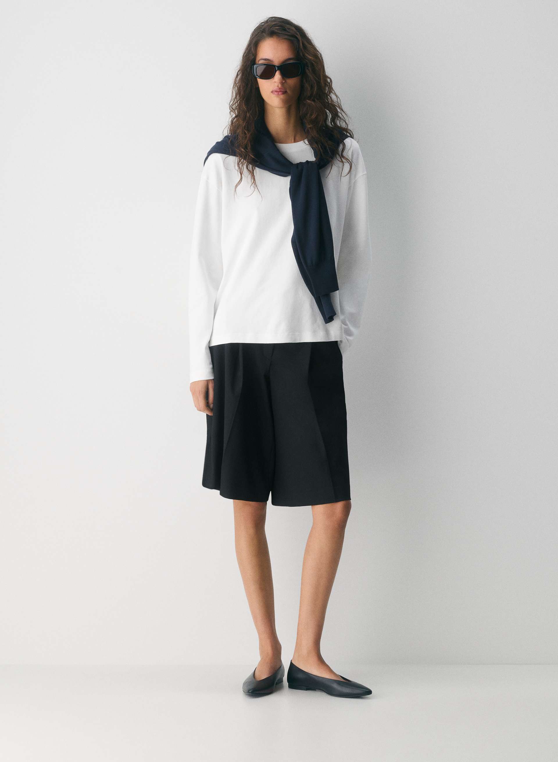aritzia, InterLock Cotton Steps Longsleeve