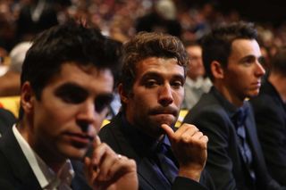 Thubaut Pinot looks pensive as the 2017 Tour route is revealed