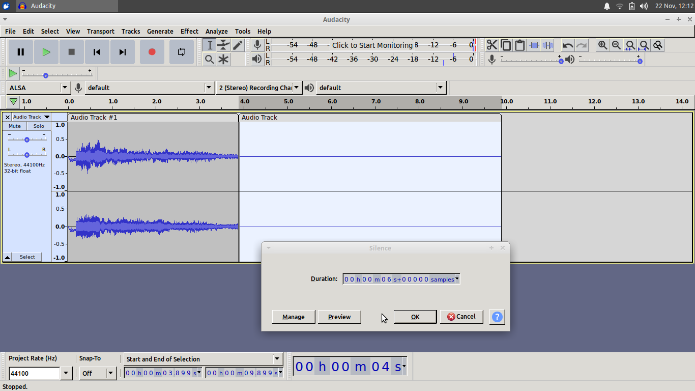 Add effects to audio with Audacity