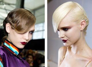 Female models with short hairstyles