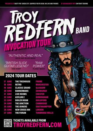 Troy Redfern tour poster