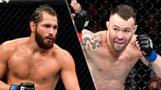 Jorge Masvidal (L) and Colby Covington (R) will fight in the UFC 272 main event
