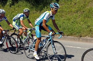 Spain's Alberto Contador (Astana)