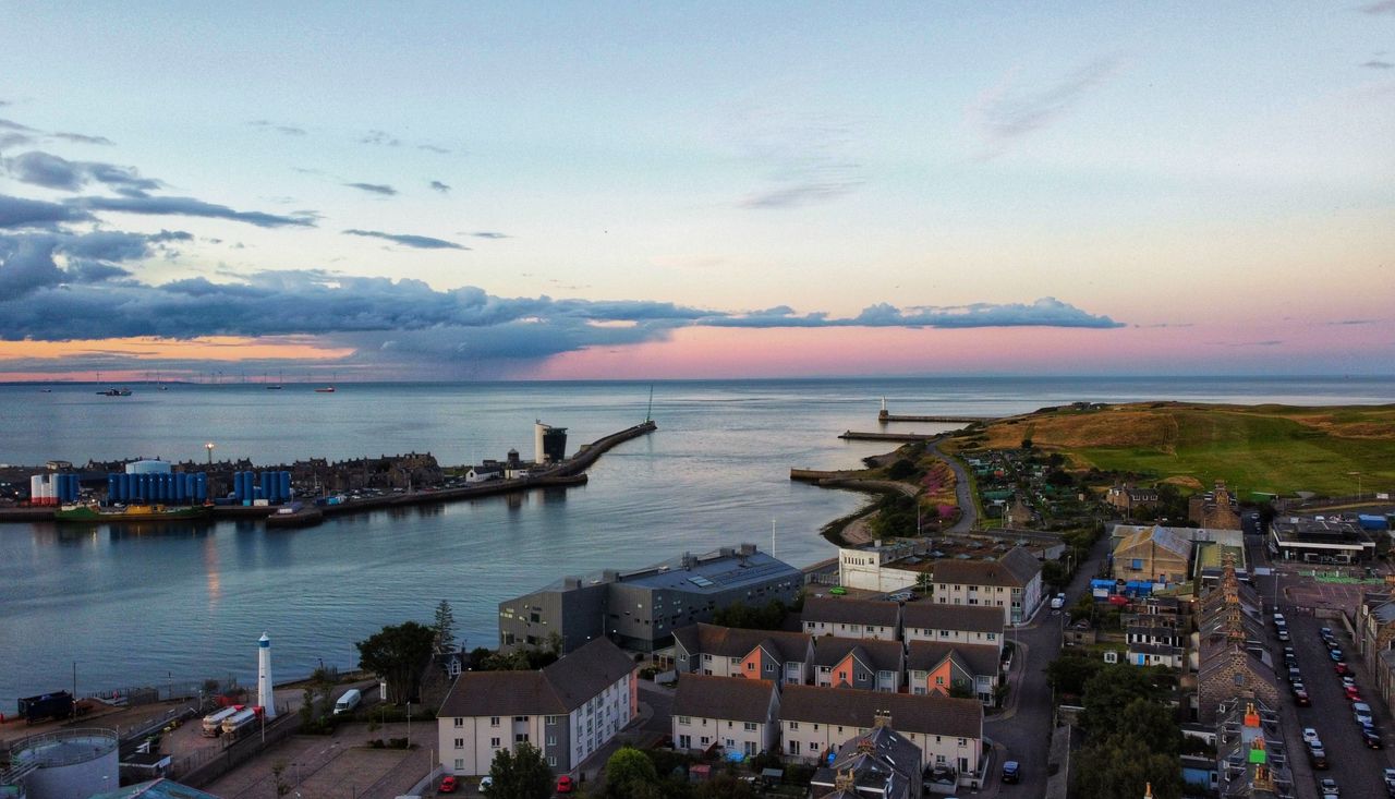 Aberdeen Harbour &amp; The Port of Aberdeen and the surrounding area