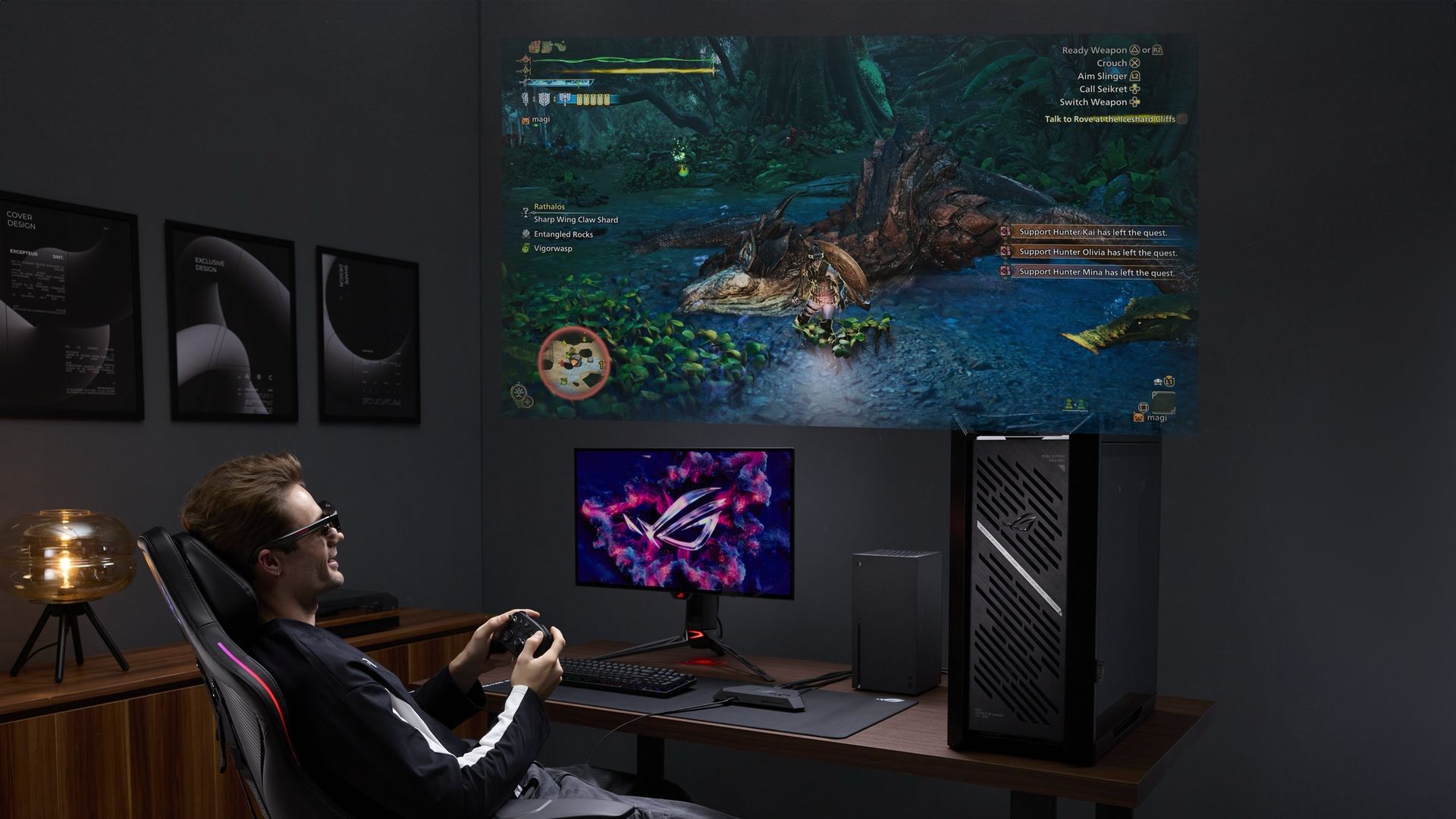 Asus ROG Xreal R1 AR glasses pre-orders start today at $849 — 240 Hz virtual gaming at 171 inches on PC, Xbox, and PlayStation