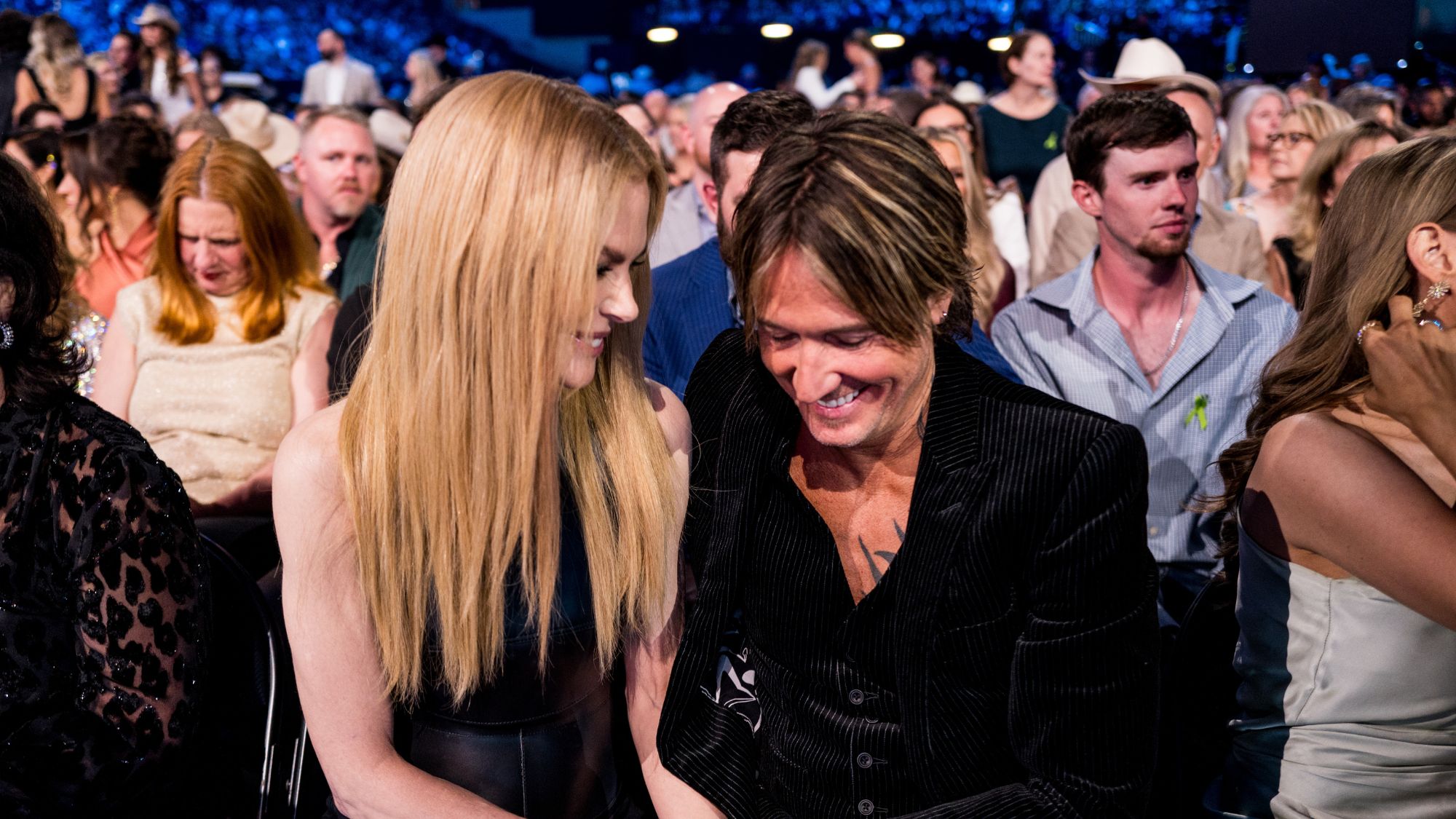 Nicole Kidman and Keith Urban attend the 60th Academy of Country Music Awards