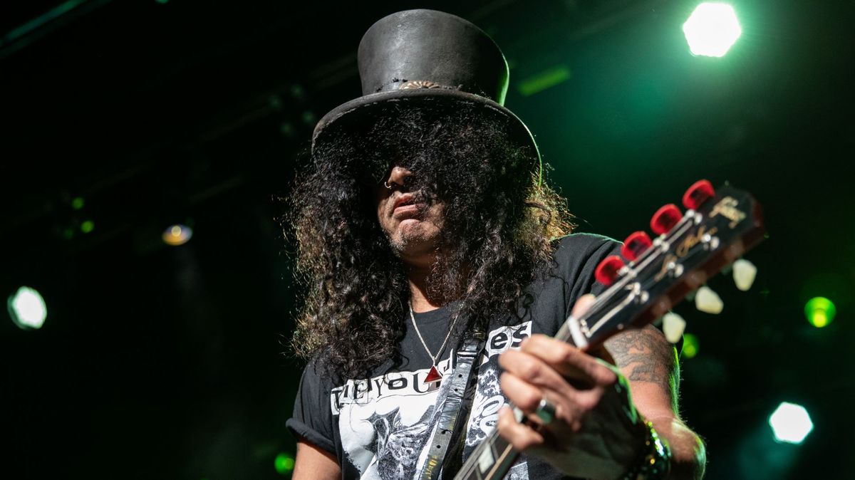 Slash performs at The Warfield Theater on July 15, 2019 in San Francisco, California