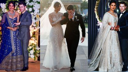 Priyanka deals wedding dress