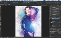 11. Paint an abstract portrait in Affinity Photo