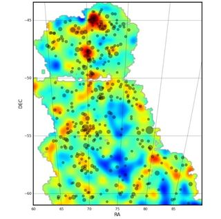 Map of Dark-Matter Distribution 