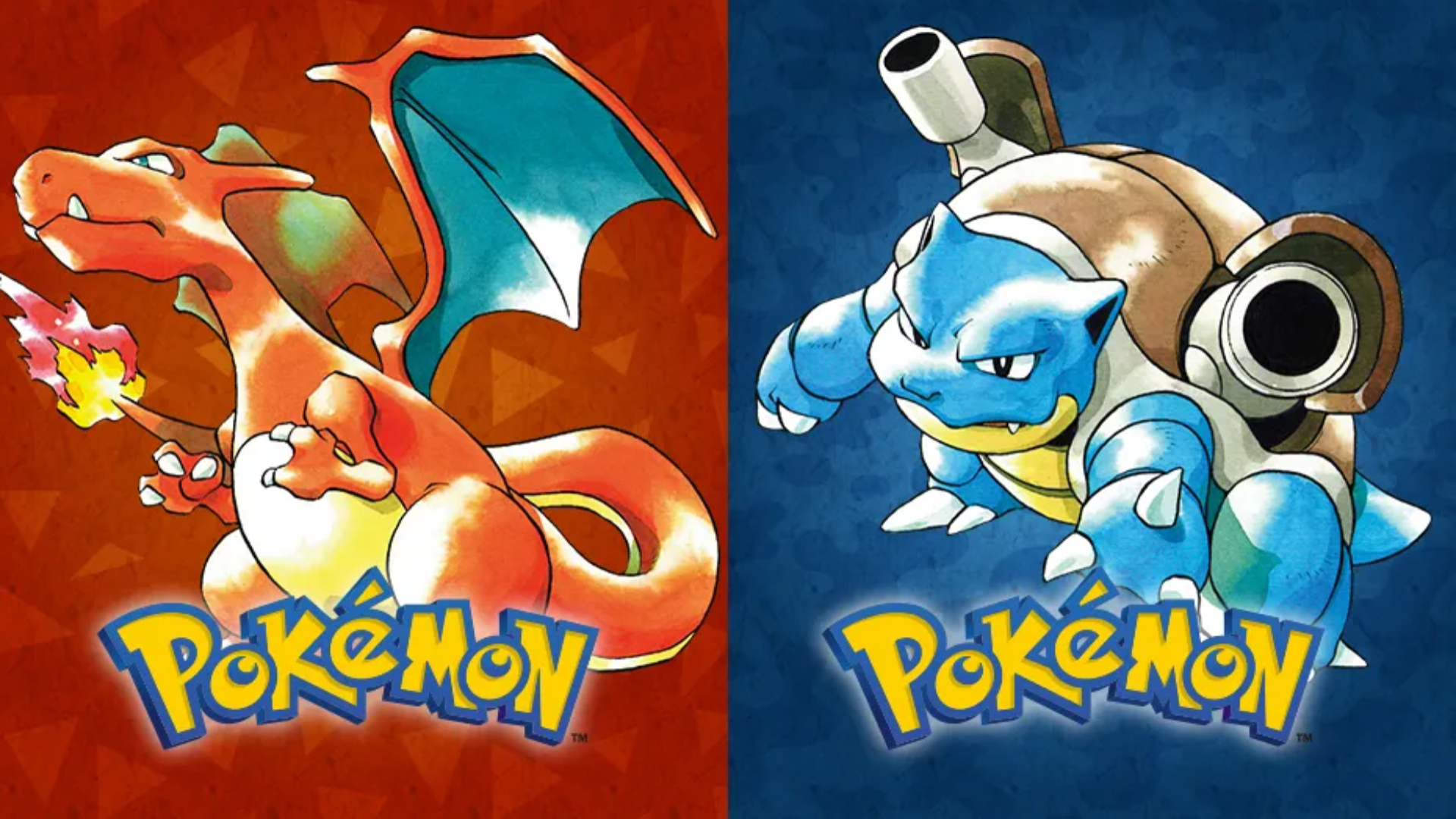 Paras Pokemon-peli: Pokemon Redin Charizard ja Pokémon Bluen Blastoise
