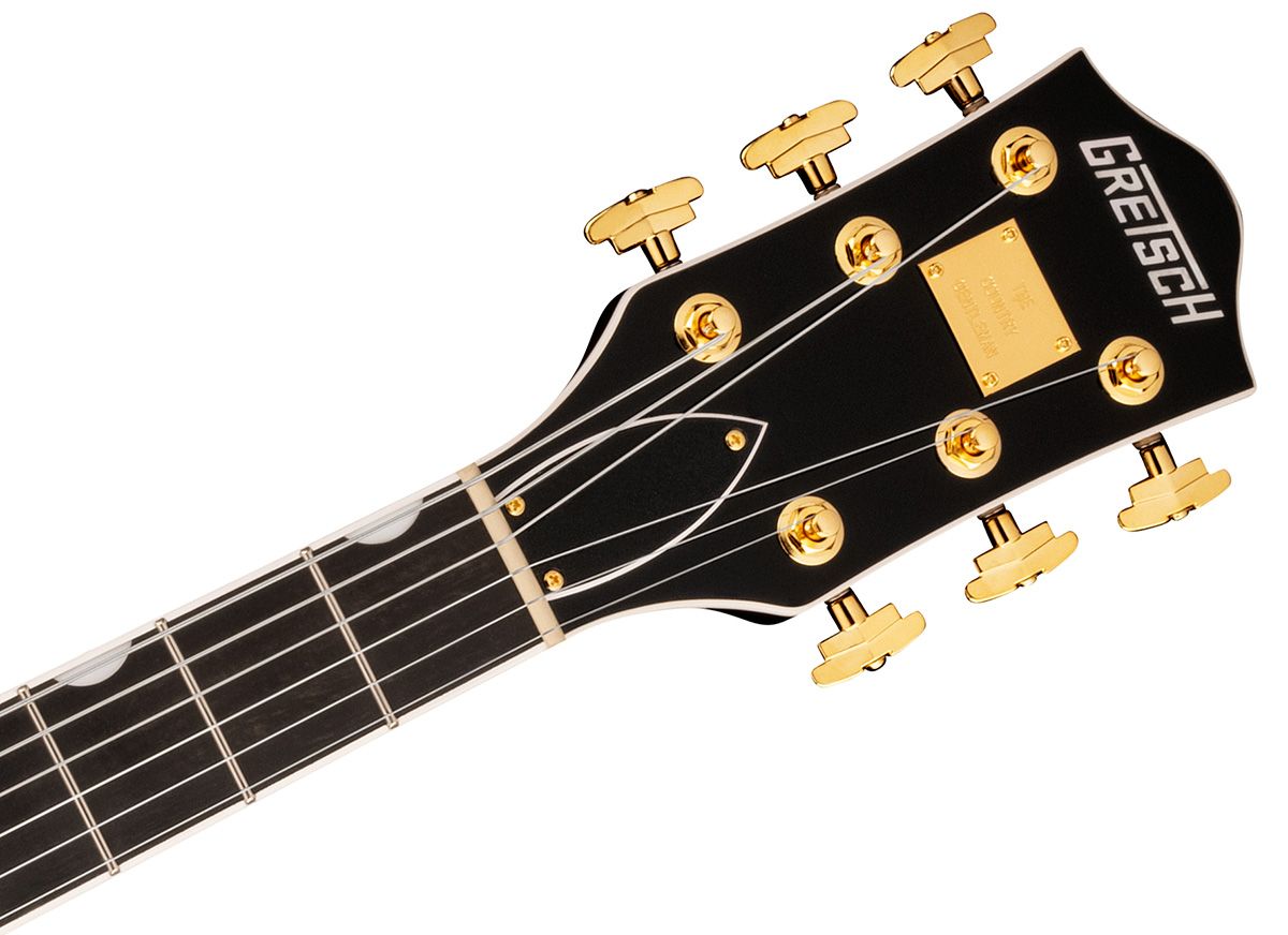 Gretsch G6122TG Players Edition Country Gentleman Hollow Body with String-Thru Bigsby Gold Hardware Walnut Stain