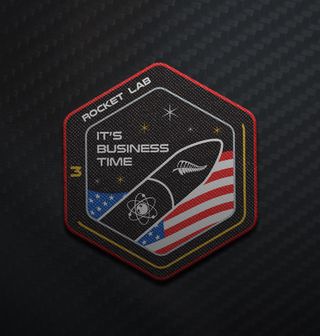 The mission patch for Rocket Lab's
