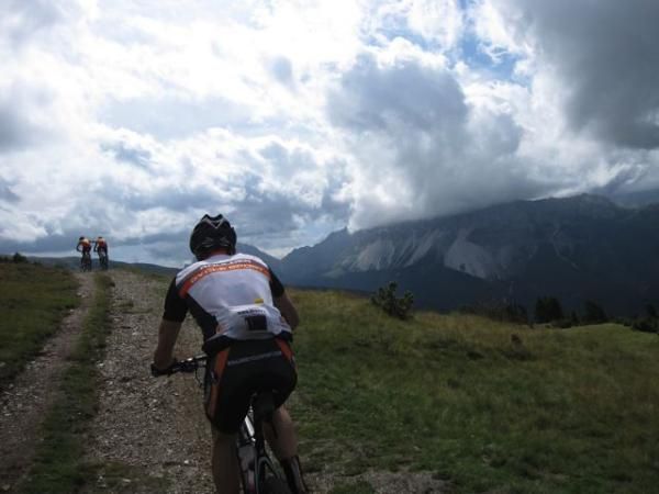 The scenery en route in the TransAlp is fantastic
