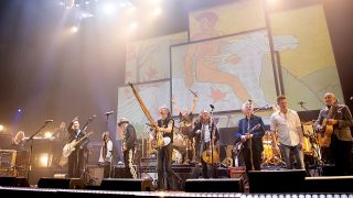 Mick Fleetwood and friends onstage in London