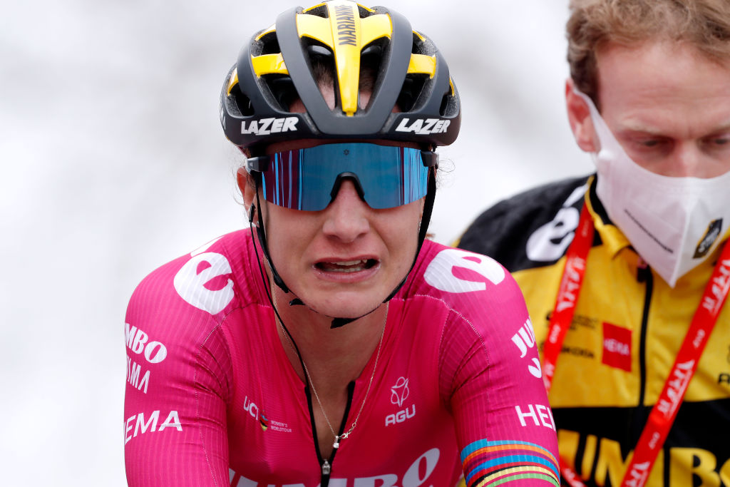 Marianne Vos (Jumbo-Visma) was off the pace at Fleche Wallonne Feminine