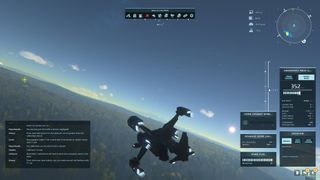 Flying just above a planet in Dual Universe