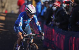 Silvia Persico of Italy took the bronze medal in Fayetteville at the UCI Cyclo-cross World Championships