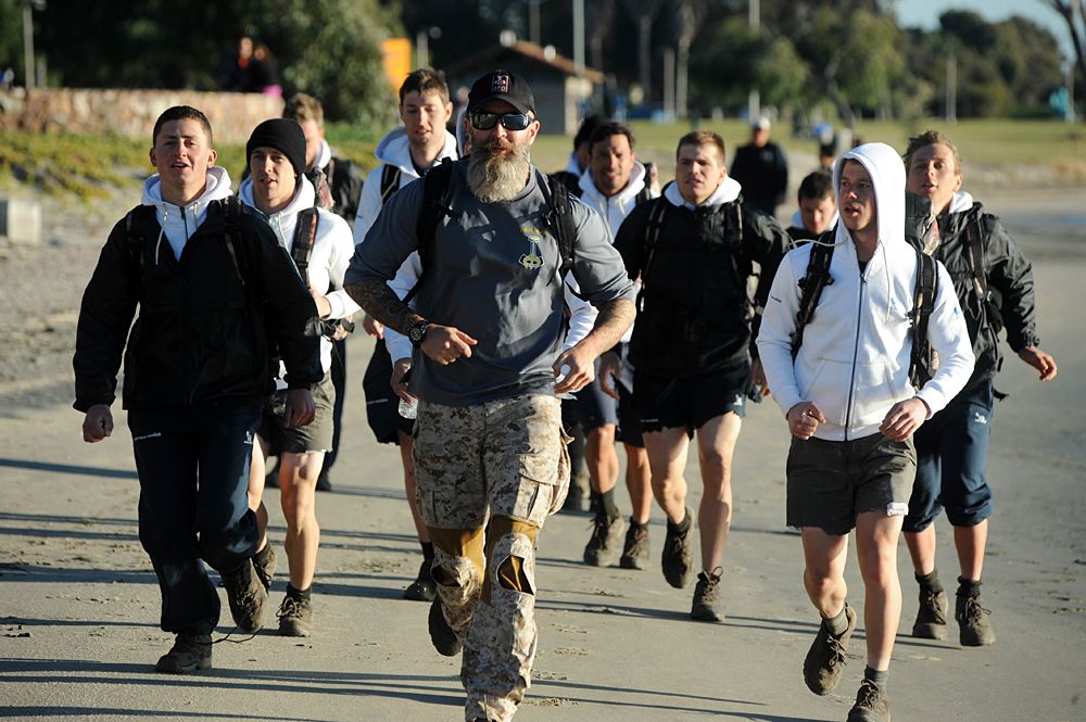 Novo Nordisk riders team-building with former US Navy SEALs
