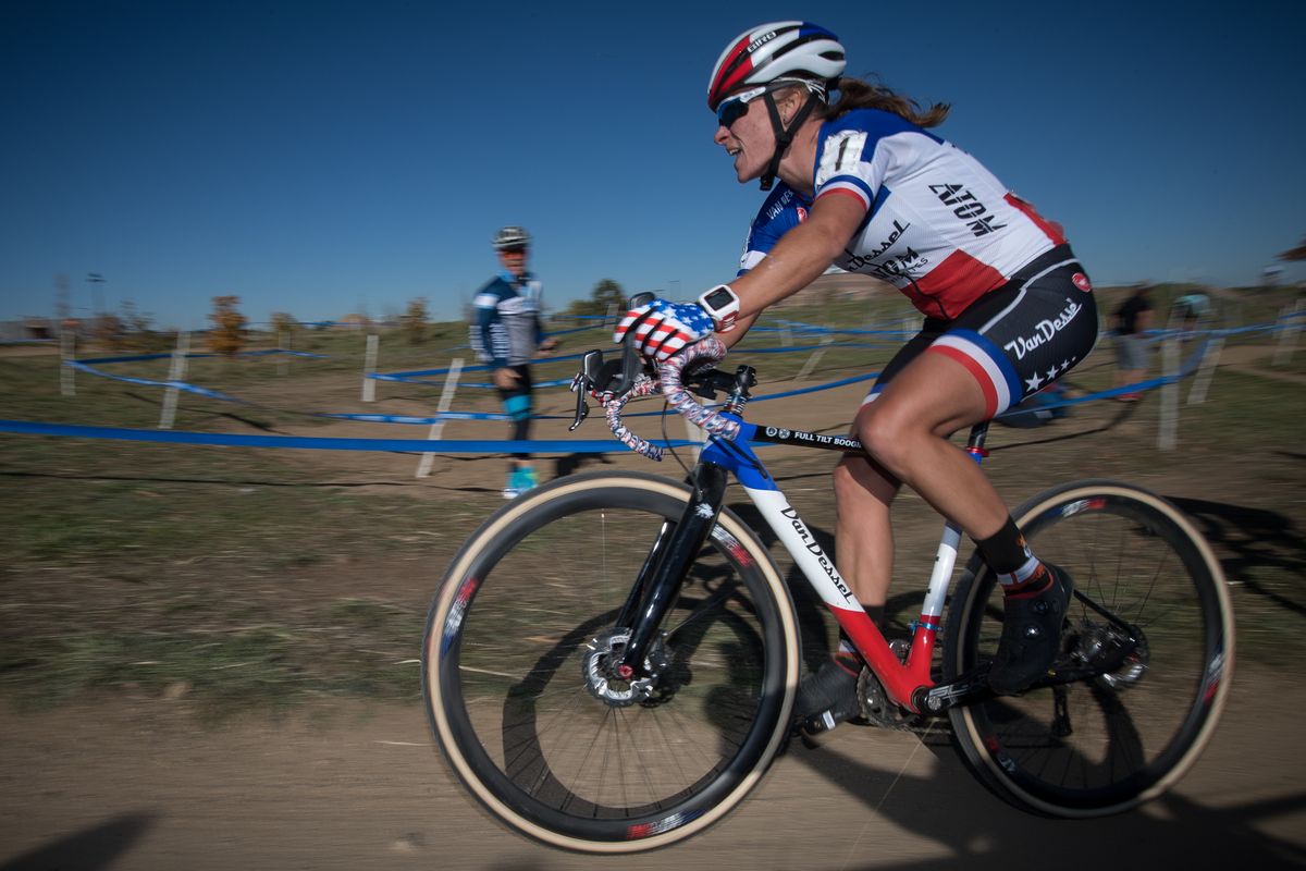 Caroline Mani on Day 2 of the US Open of Cyclo-cross