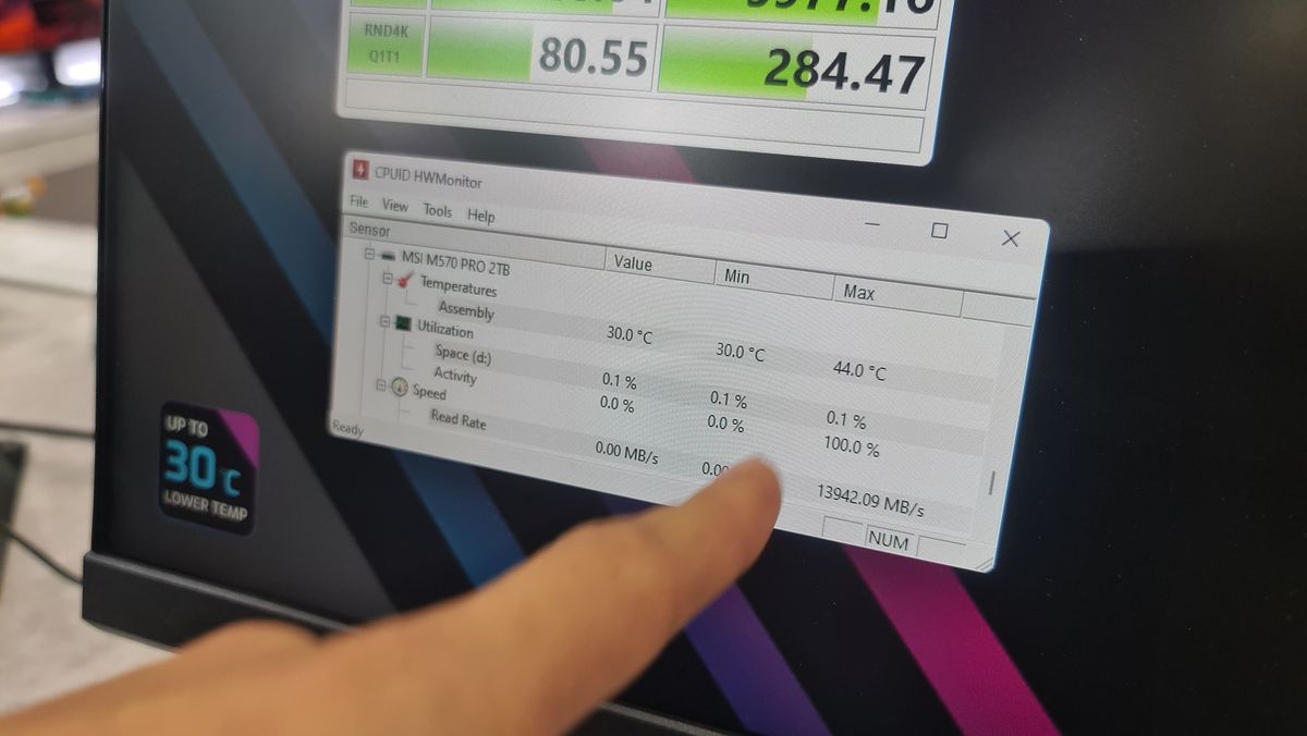 PCIe 5.0 SSD cooling on display at Computex 2023.