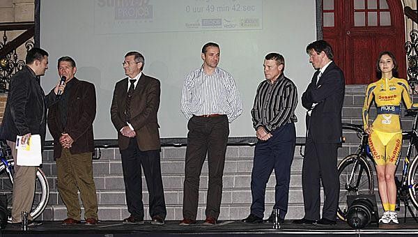World champions on stage