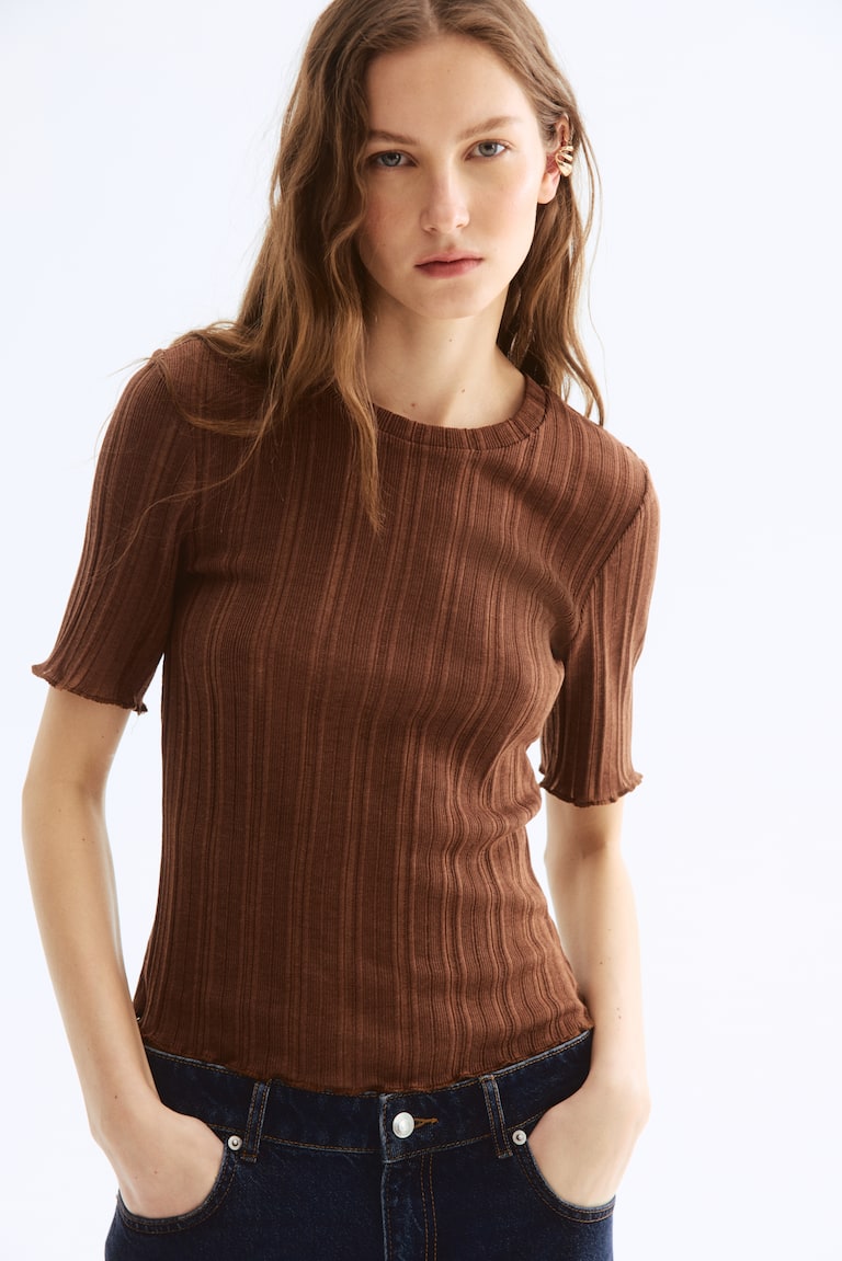 Rib-Knit Top