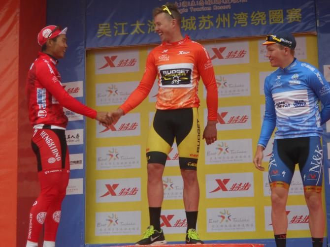 Sam Witmitz (Team Budget Forklifts) on the top step