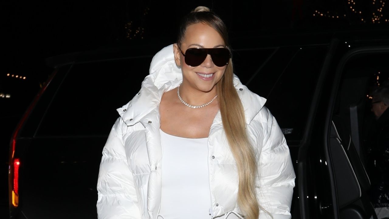 Mariah Carey winter whites