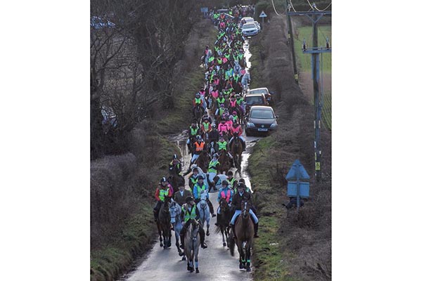 “Rowanlea Riding School, Barry, near Carnoustie. This was a couple of years ago when 87 of the school’s riders looked colourful” — Alison Duncan