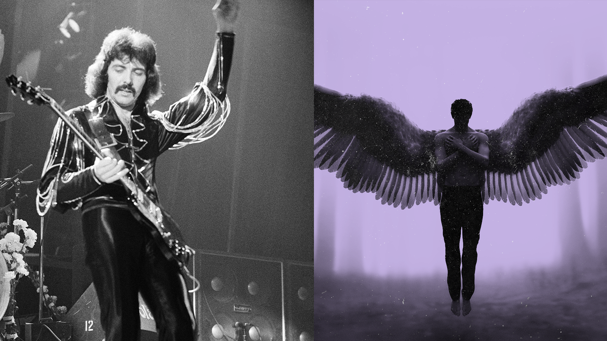 Tony Iommi of Black Sabbath and an &#039;angel&#039;