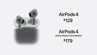 Apple AirPods 4 price graphic