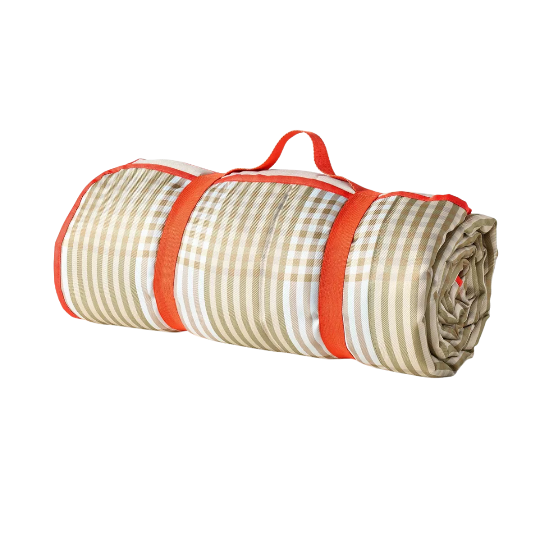 Oversized Picnic Blanket Blue/green Gingham - Hearth U0026#38; Handu0026#8482; With Magnolia