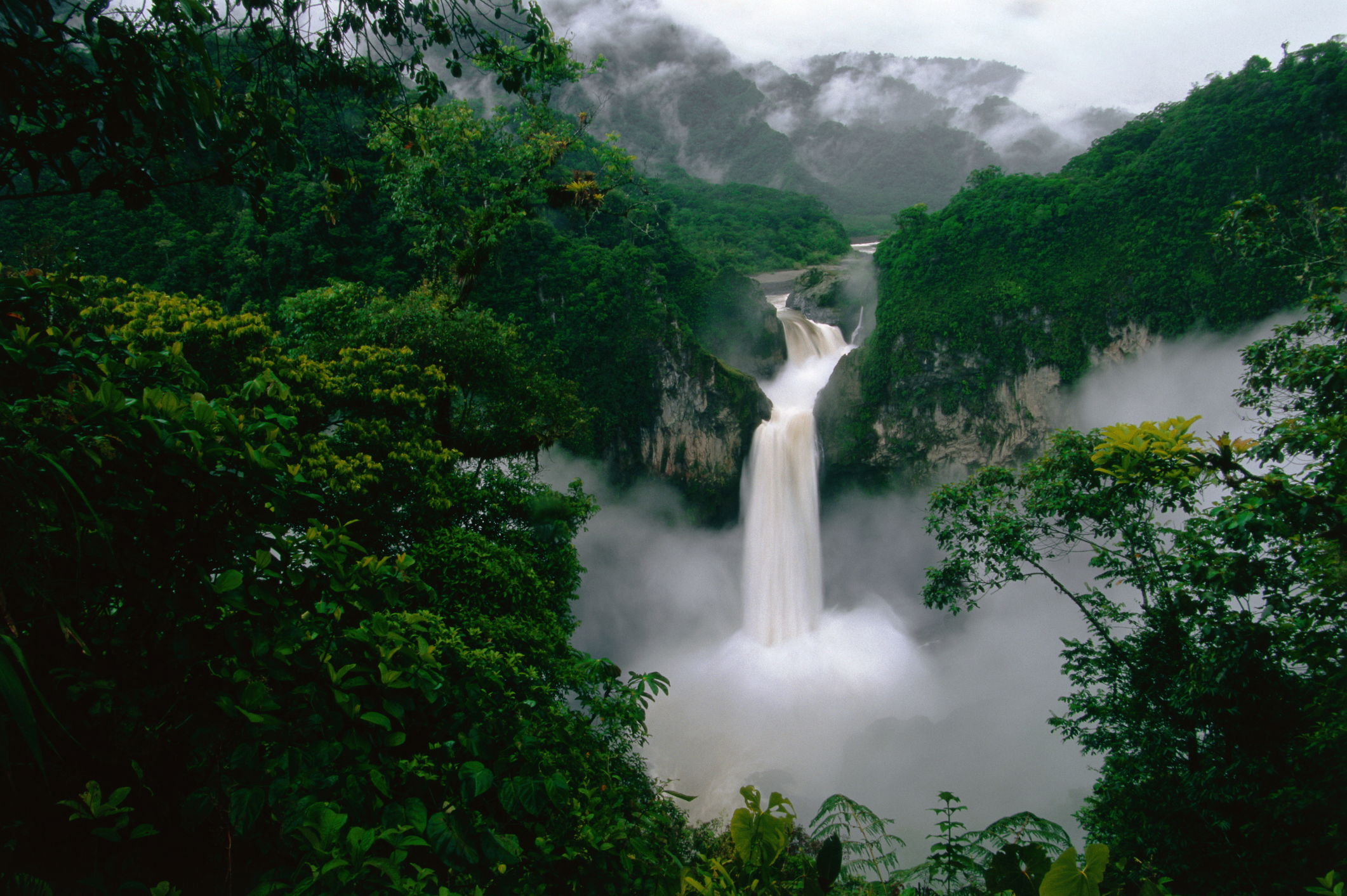San Rafael (Coca) Falls on Quijos River.