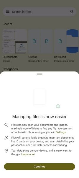 Files by Google gains Smart Search for easier sorting and faster ...