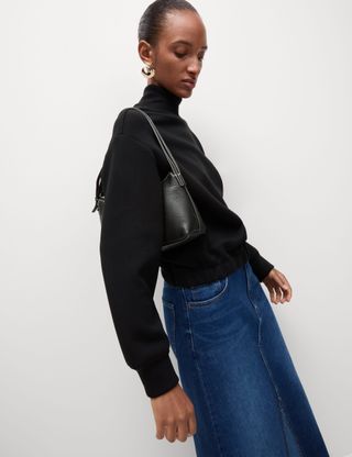 High Neck Sweatshirt