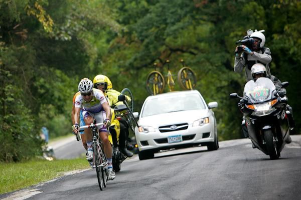 Matt Wilson (Team Type 1) pulling hard on the front of today