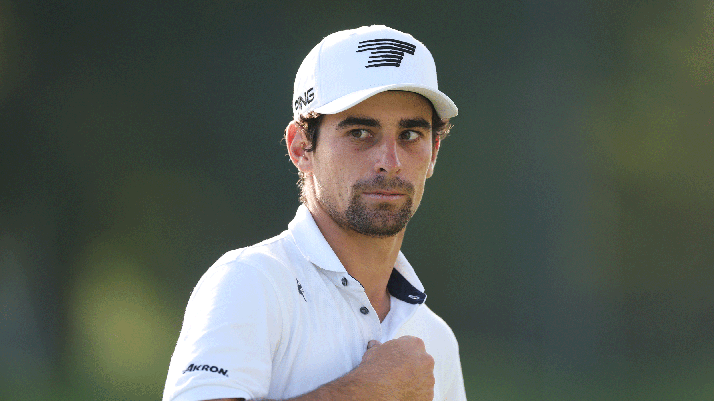 Joaquin Niemann looks on during the 2026 BMW PGA Championship